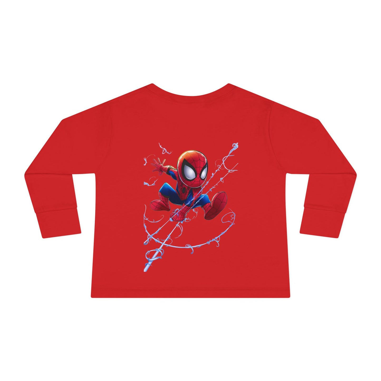 Spider-Man Toddler Long Sleeve Tee, Kids Superhero Shirt, Baby Boy Gift, Birthday Outfit, Marvel Clothing, Playtime Apparel