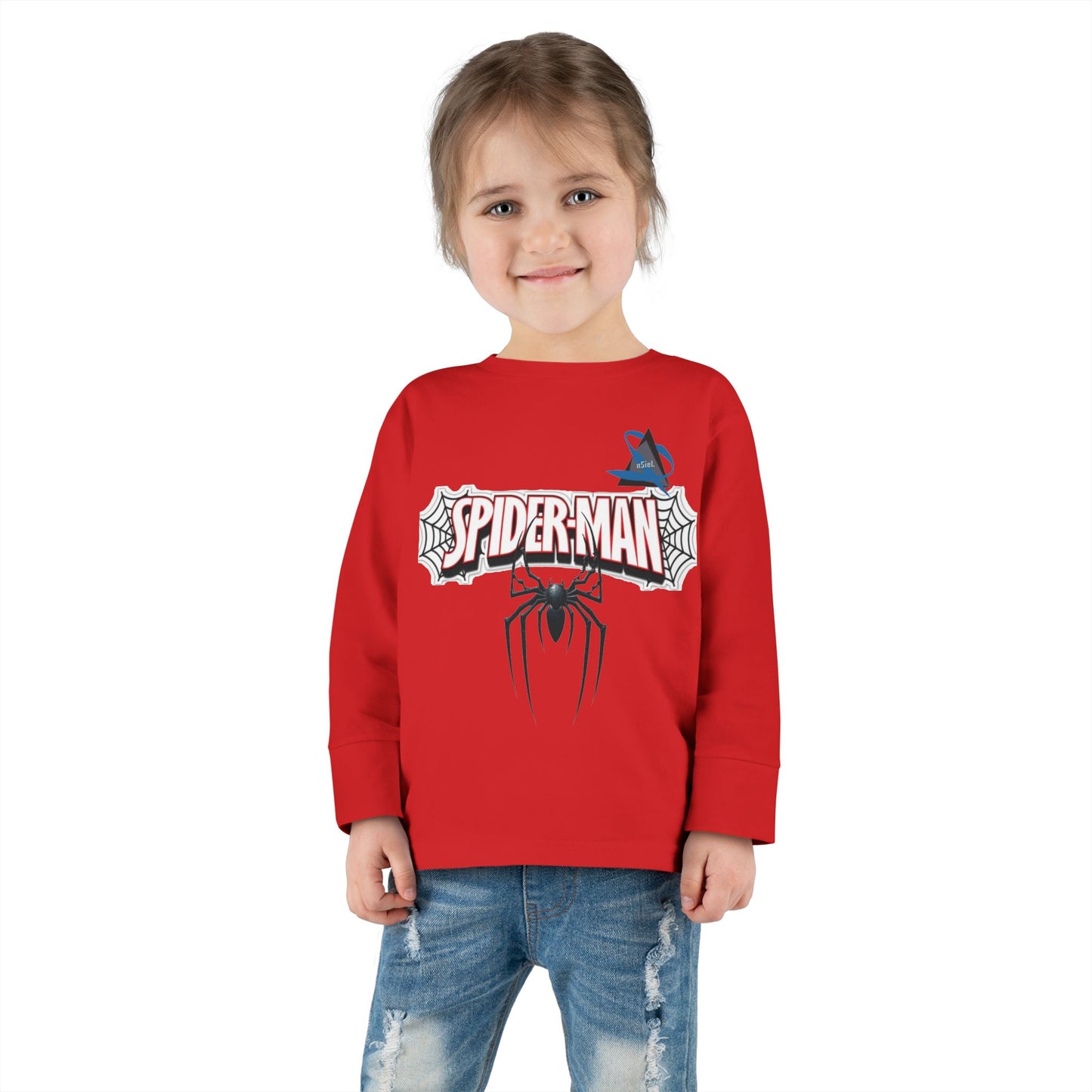 Spider-Man Toddler Long Sleeve Tee, Kids Superhero Shirt, Baby Boy Gift, Birthday Outfit, Marvel Clothing, Playtime Apparel